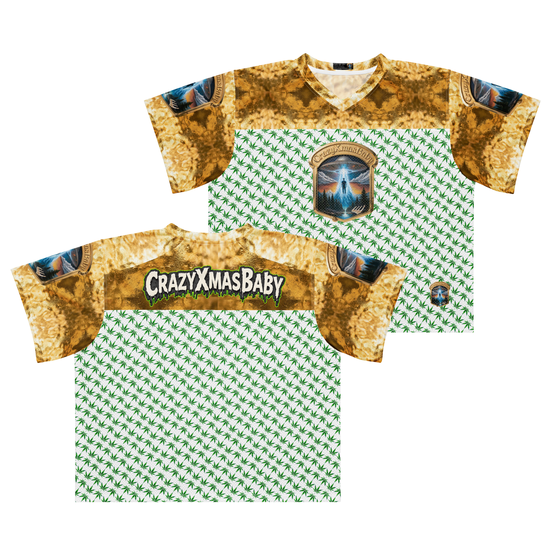Gold Logo Boxy football jersey Gold Logo Boxy football jersey
