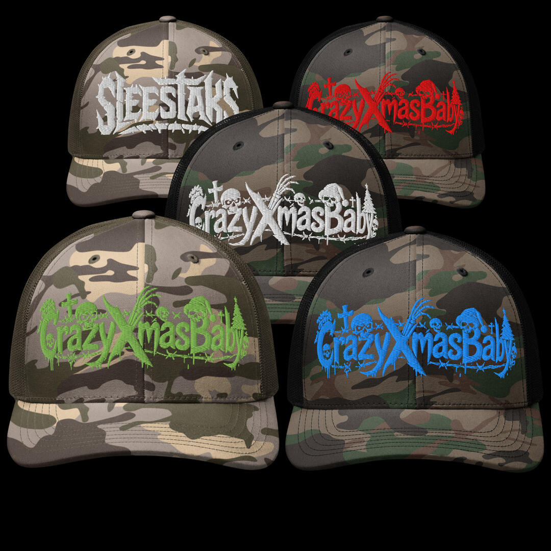 Embroidery Stitched Camouflage Trucker Hat Collection