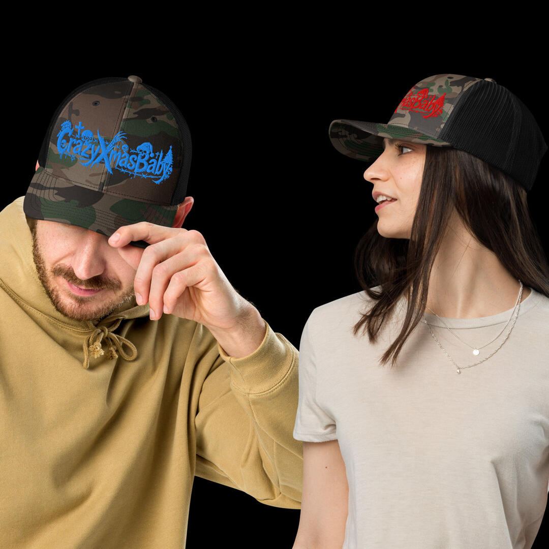 Embroidery Stitched Camouflage Trucker Hat Collection