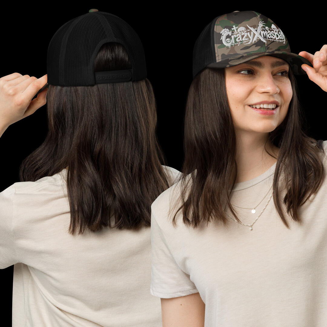 Embroidery Stitched Camouflage Trucker Hat Collection