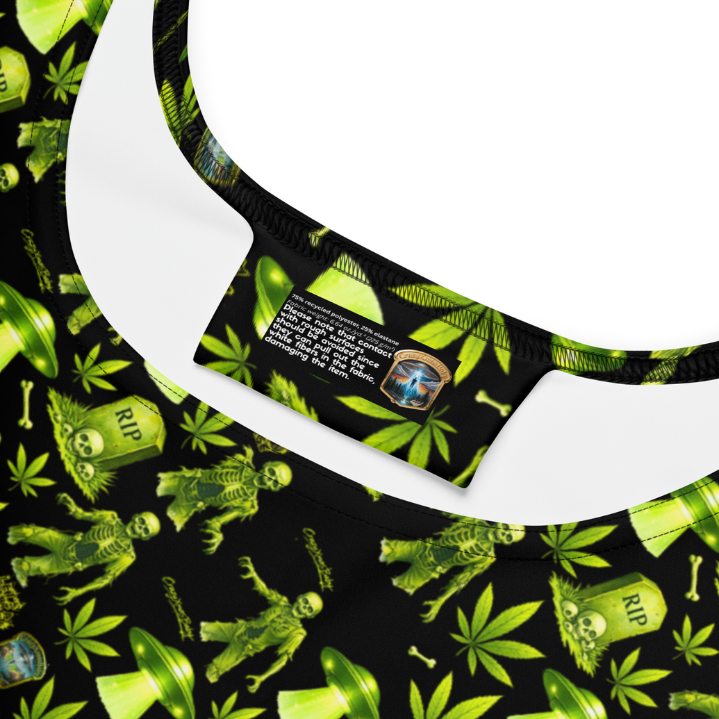 Green Zombie Skater Dress Green Zombie Skater Dress