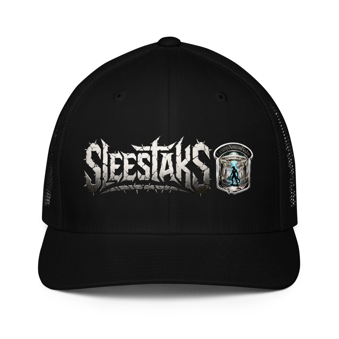 Black Closed-Back Trucker Cap Collection | Flexfit 6511