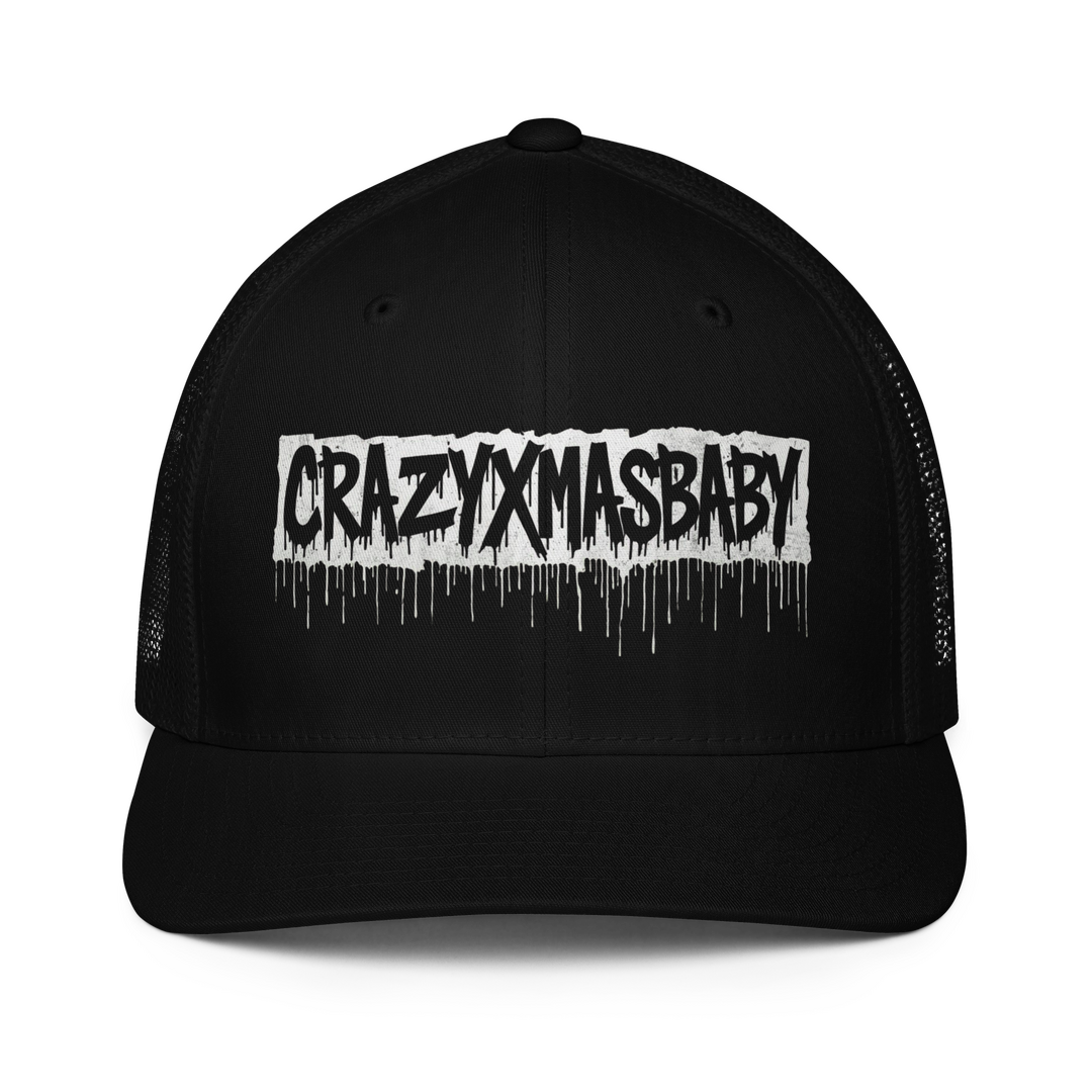 Black Closed-Back Trucker Cap Collection | Flexfit 6511