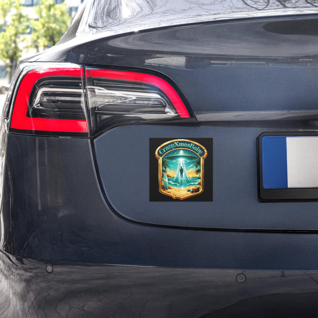 Beach Glow Car Magnets