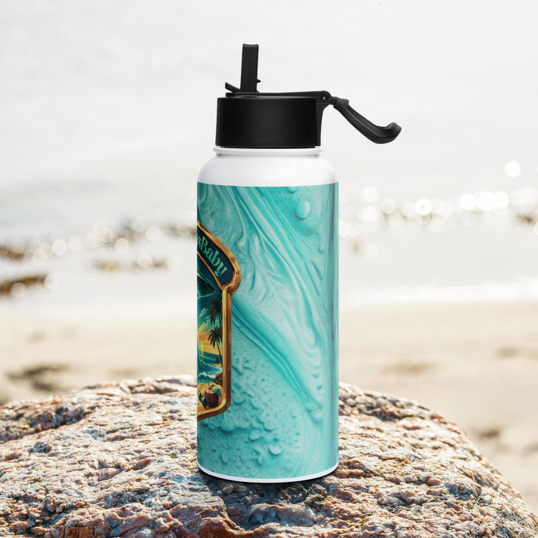 Beach Glow Stainless Steel Water Bottle
